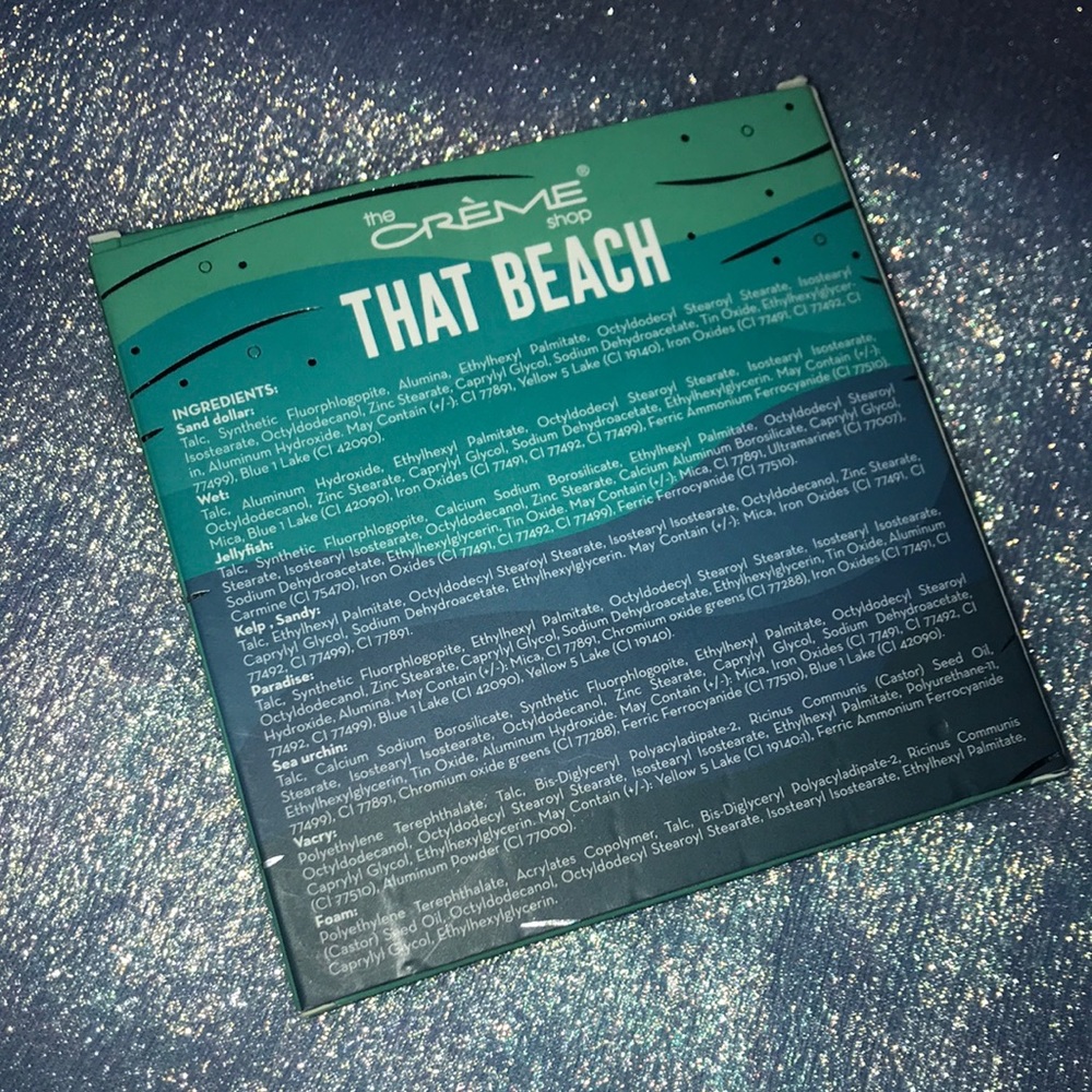 10/$10 Empty Box - the Creme Shop That Beach Palette